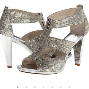 Silver Michael Kors Heels